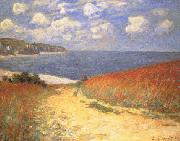 Claude Monet Path in the Wheat Fields at Pourville USA oil painting artist
